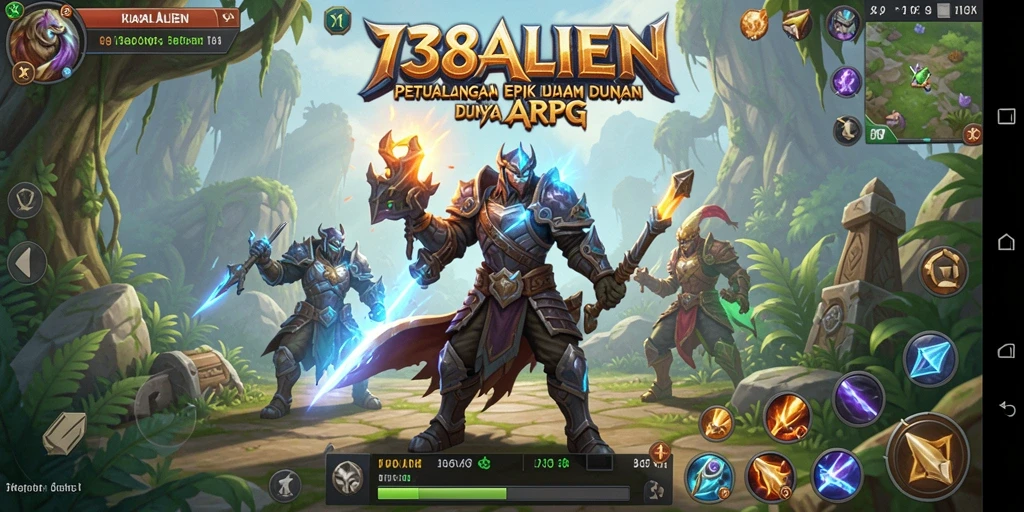 Tampilan gameplay dinamis di 138ALIEN yang menampilkan pertarungan seru.
