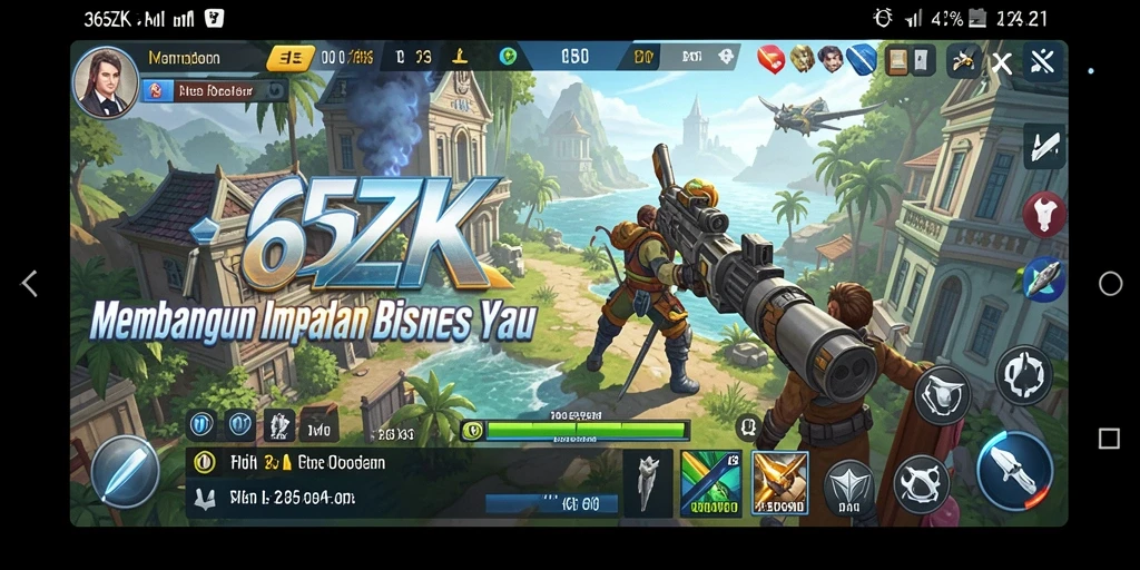 Gameplay seru di 365ZK dengan manajemen bisnis yang menantang.