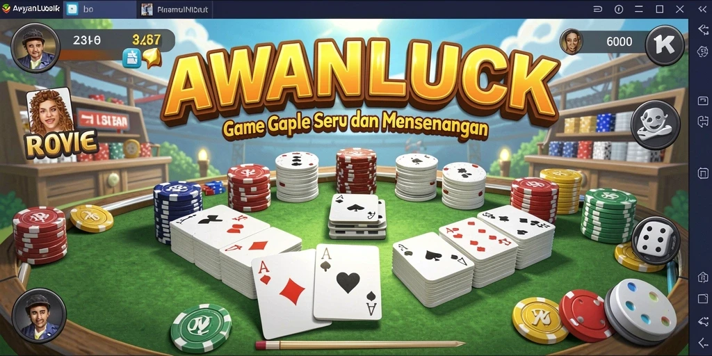 Tampilan gameplay AWANLUCK yang menarik dan interaktif.