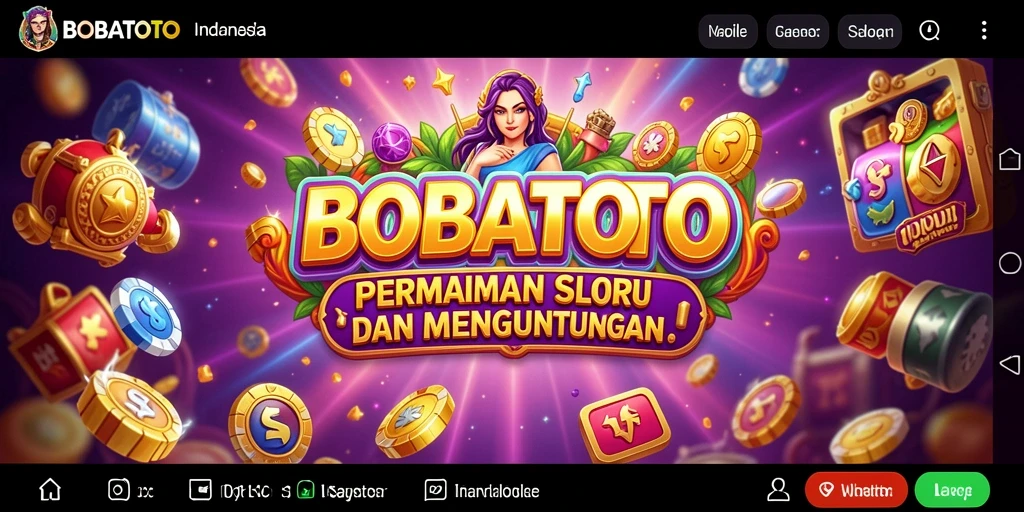 Tampilan gameplay seru dari BOBATOTO dengan berbagai fitur menarik.