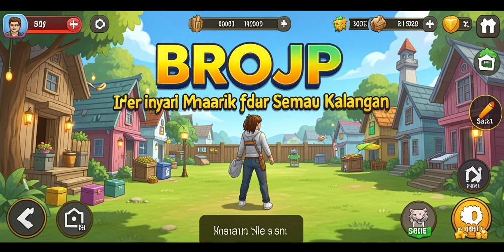 Screenshot gameplay <strong>BROJP</strong> menampilkan aksi menarik dalam mekanika Idle.