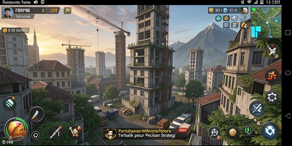 Gameplay menegangkan di FBRP88 dengan menara pertahanan yang strategis.