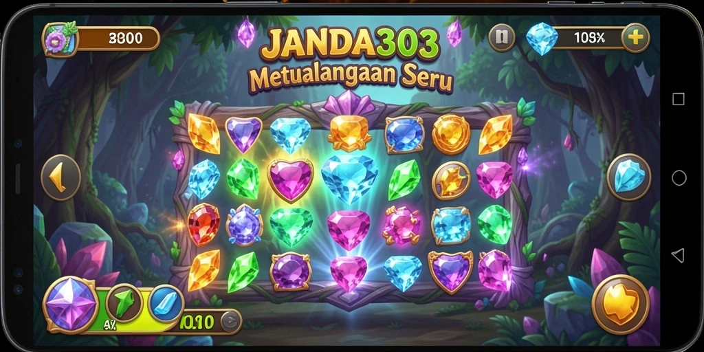 Tampilan gameplay JANDA303 yang menarik dan penuh warna.