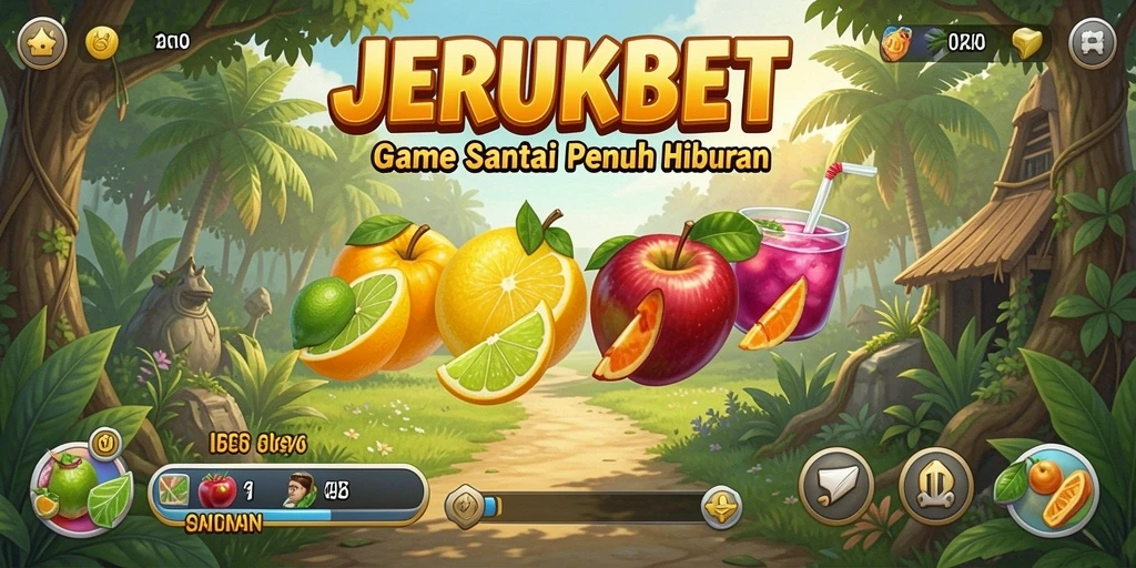 Tampilan menarik gameplay JERUKBET yang penuh warna dan seru.