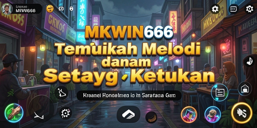 Screenshot MKWIN666 menampilkan pengalaman bermain musik yang seru dan interaktif.