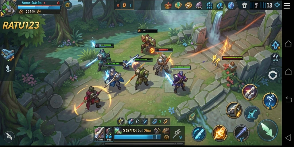 Tampilan gameplay seru di RATU123 dengan strategi SLG yang mendebarkan.