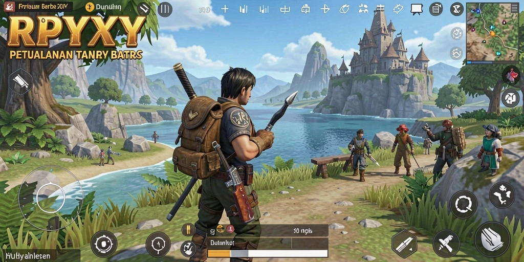 Gameplay RPYYY yang menarik dengan dunia terbuka yang luas.