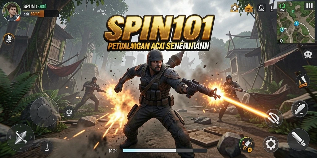 Tampilan gameplay seru SPIN101 yang memanjakan mata.