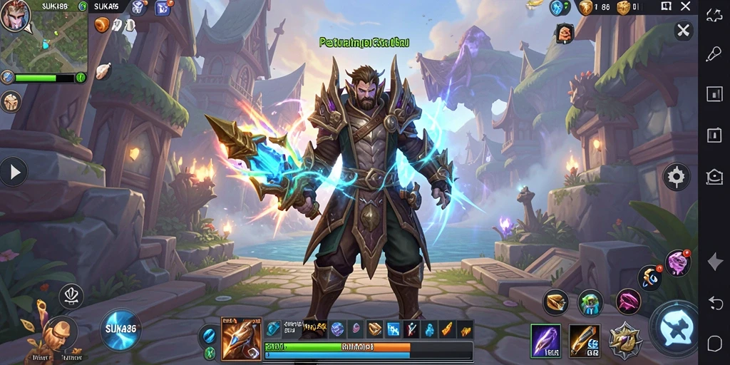 Tampilan gameplay SUKA86 yang menakjubkan dalam dunia MMORPG.
