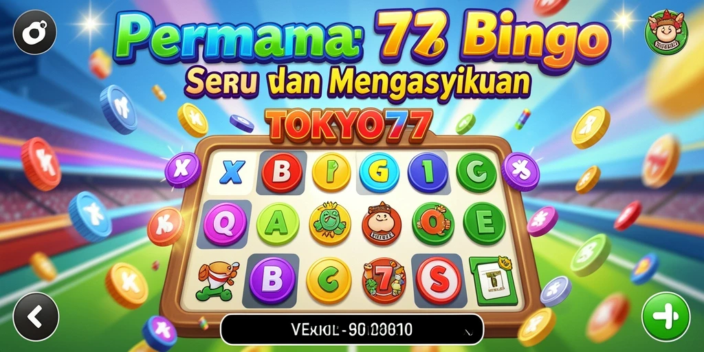 Tampilan gameplay Bingo di TOKYO77 yang menarik dan interaktif.