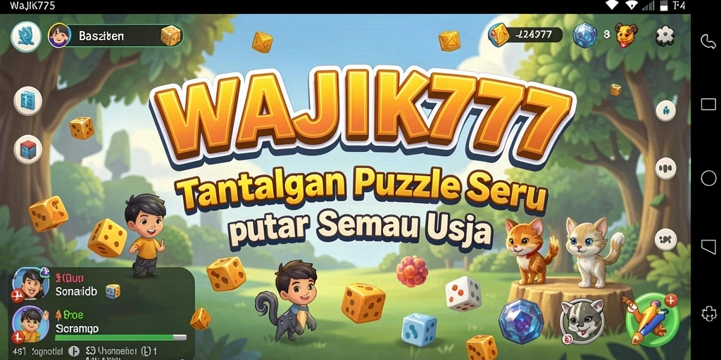 Tangkapan layar WAJIK777 menunjukkan gameplay puzzle yang menarik.